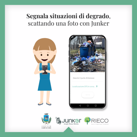 Segnalazioni tramite app Junker
