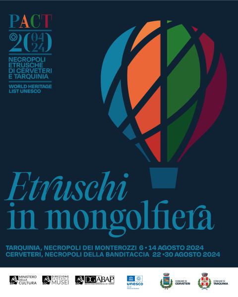 Locandina Etruschi in mongolfiera