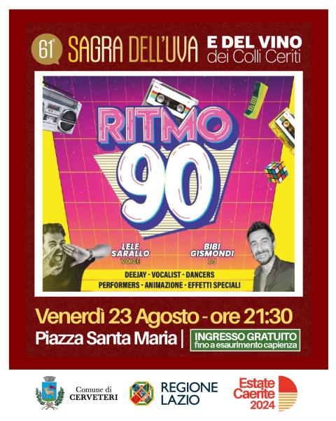 Ritmo 90 Cerveteri 2024