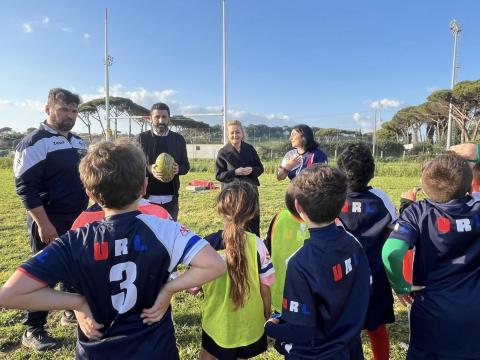 Visita al campo rugby