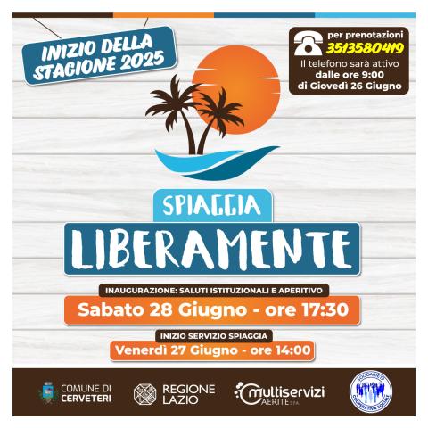 Inaugurazione spiaggia liberamente Inaugurazione spiaggia liberamente