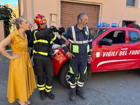 incendio a Cerveteri