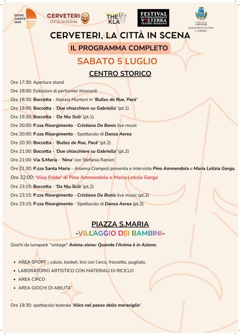 Cerveteri citta in scena