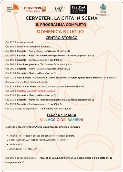 Cerveteri citta in scena