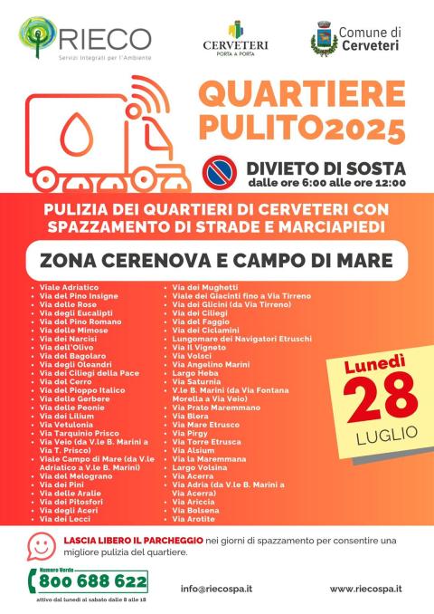 Quartiere pulito 2025