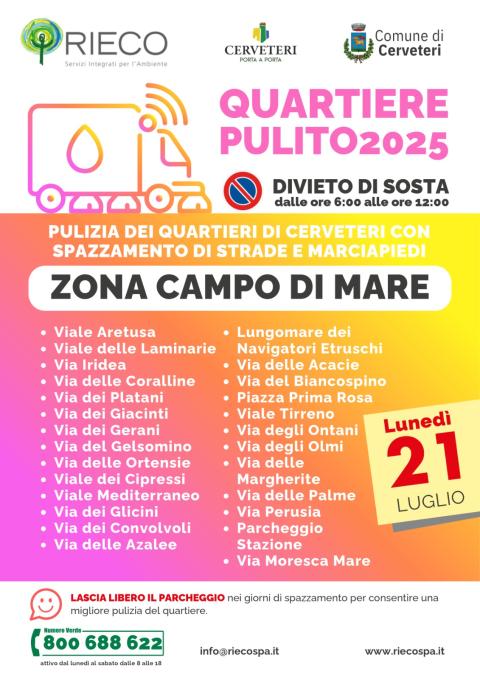 Quartiere pulito 2025