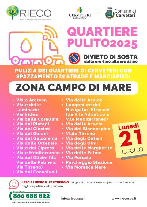 Quartiere pulito 2025