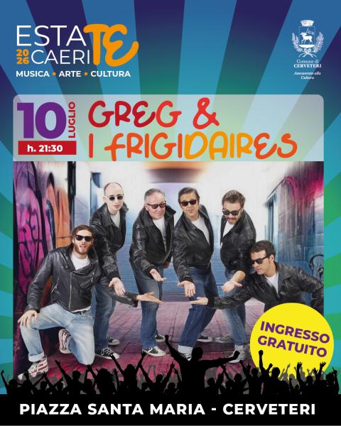 Locandina Greg & Frigiaires 10 luglio