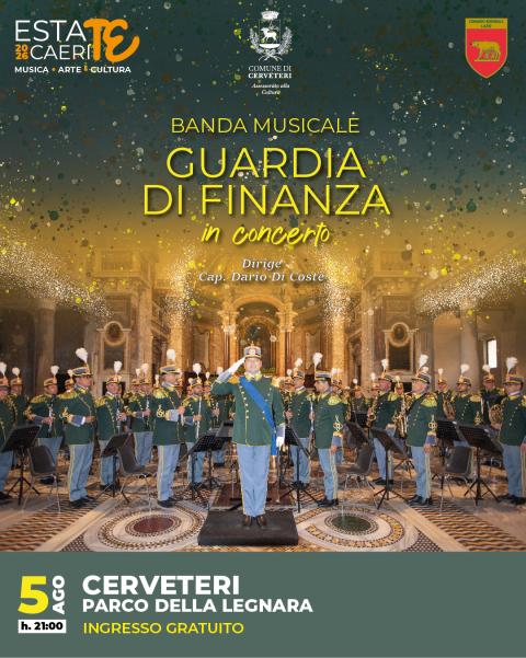 Locandina Banda Musicale Guardia di Finanza