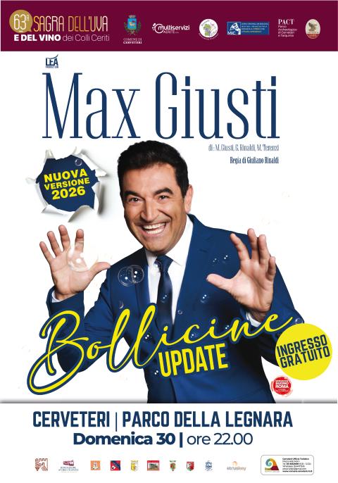 Sagra 2026 locandina Max Giusti