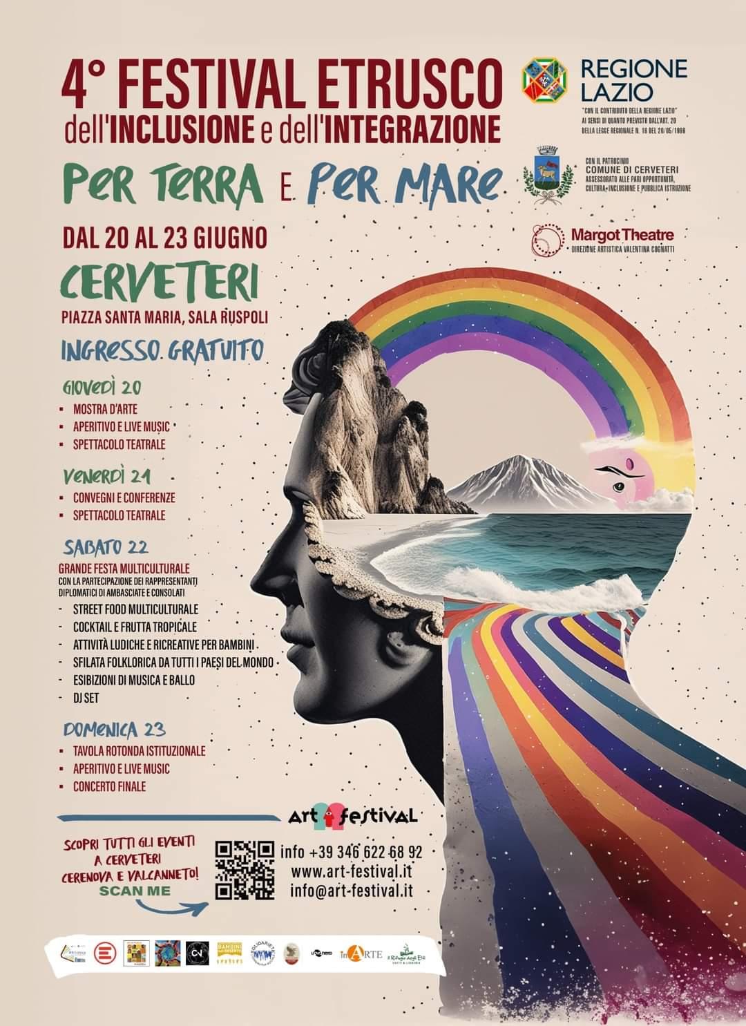 Locandina 4° Festival Etrusco Inclusione