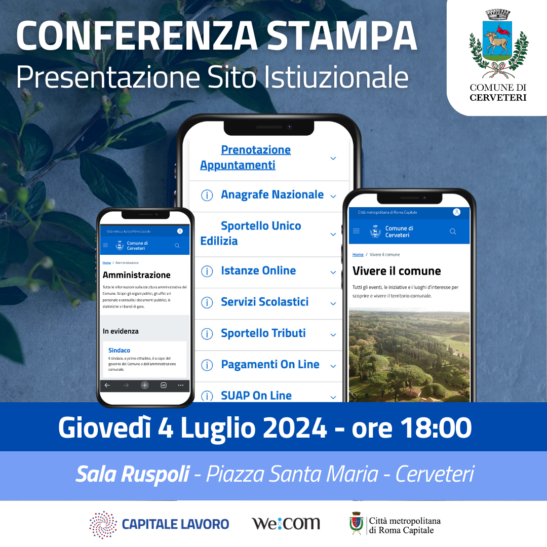 Locandina 4 Luglio - Conferenza stampa sito