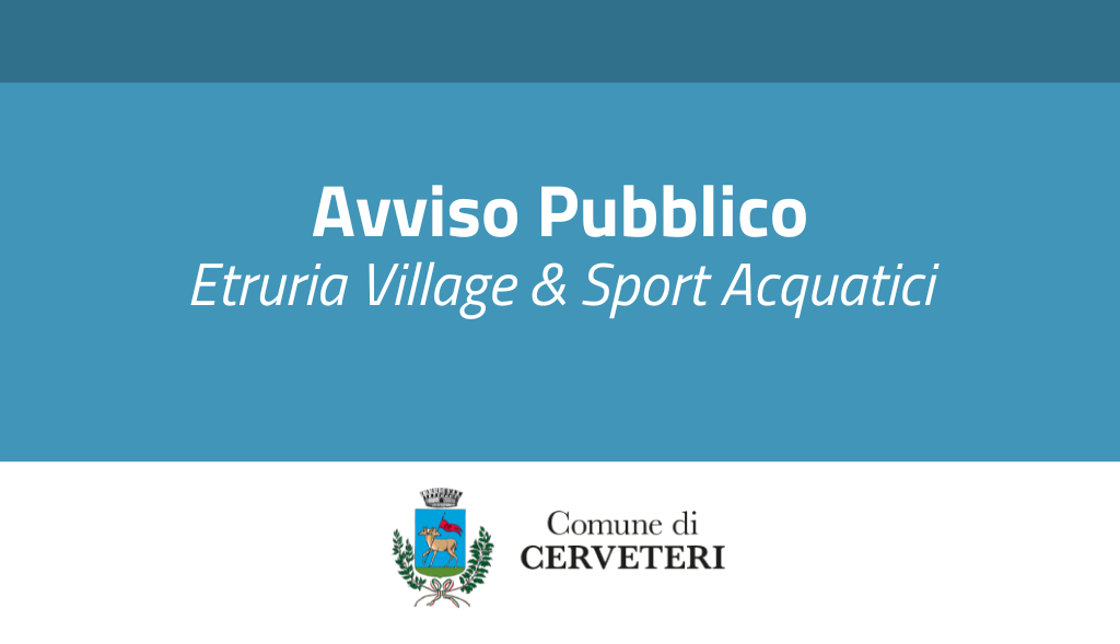 Avviso Pubblico Etruria e Sport