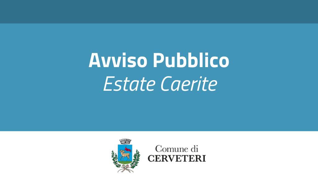 Grafica bando - Estate Caerite 2025