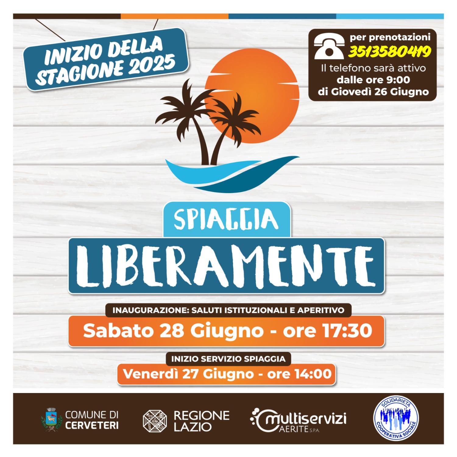 Inaugurazione spiaggia liberamente