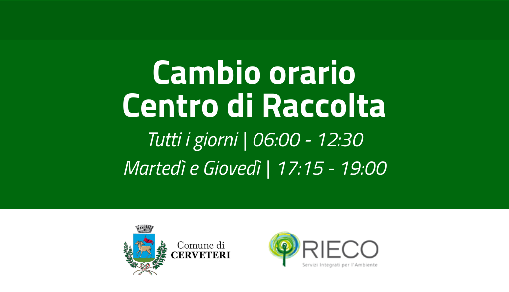 CCR Cambio orario estivo