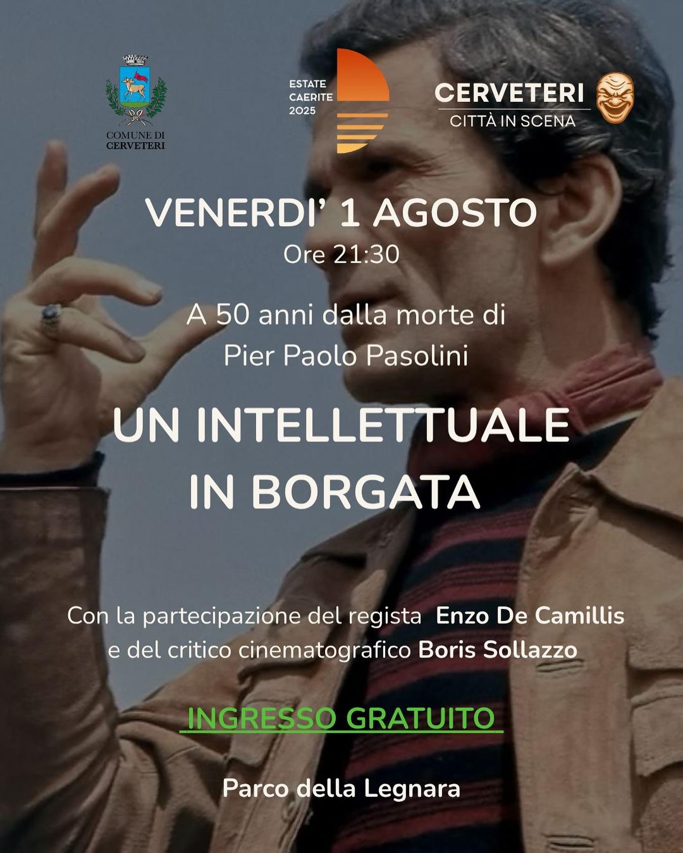 50 anni morte Pasolini - Cerveteri