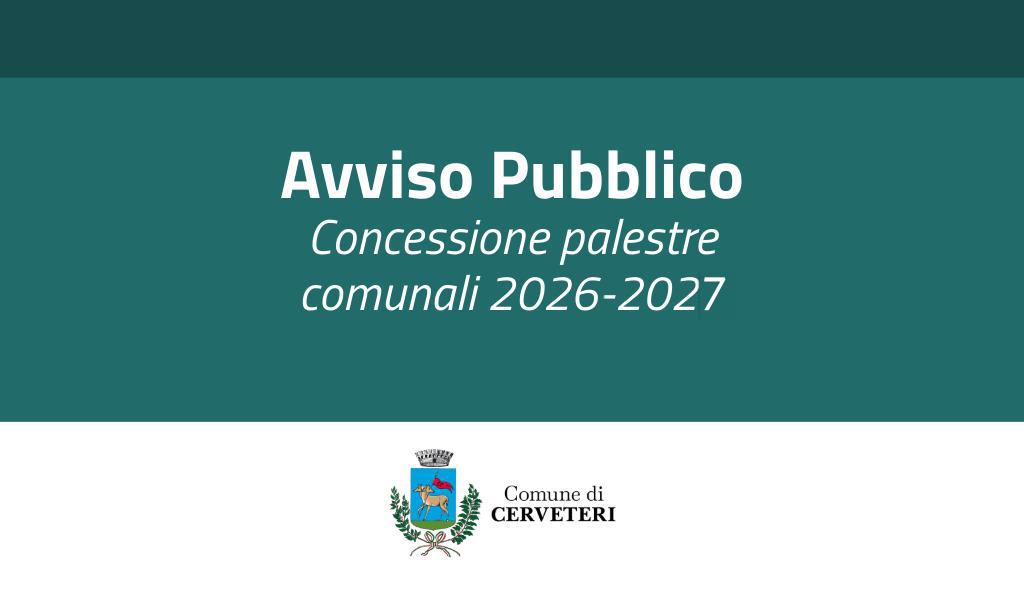 grafica avviso pubblico palestre 2026-2027
