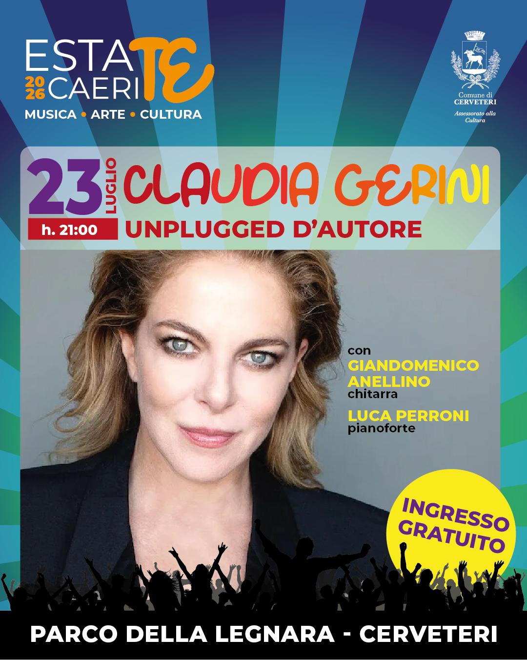 Locandina Claudia Gerini